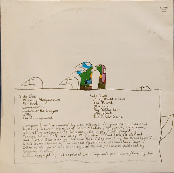 Joni Mitchell : Ladies Of The Canyon (LP, Album, RE, Gat)