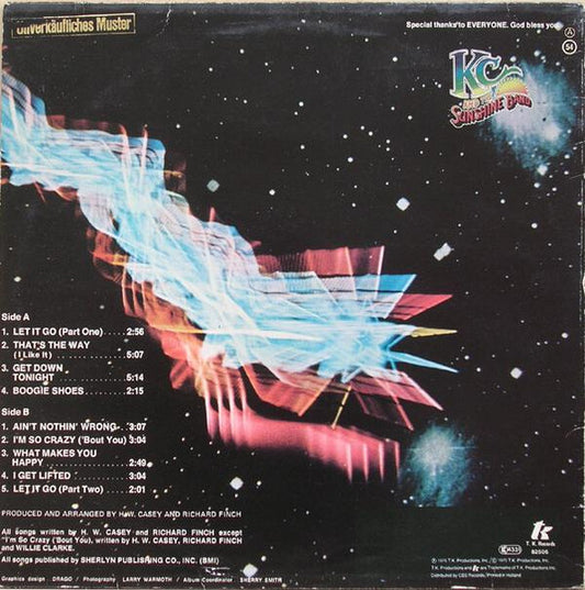KC & The Sunshine Band : KC And The Sunshine Band (LP, Album, RE)