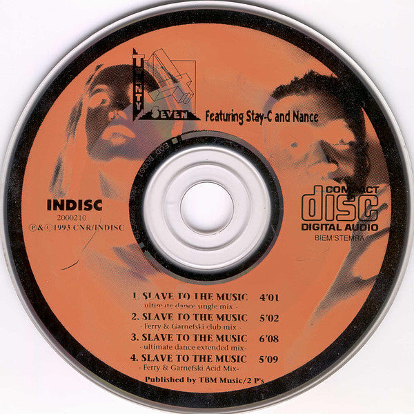 Twenty 4 Seven Featuring Stay-C And Nance : Slave To The Music (CD, Maxi)