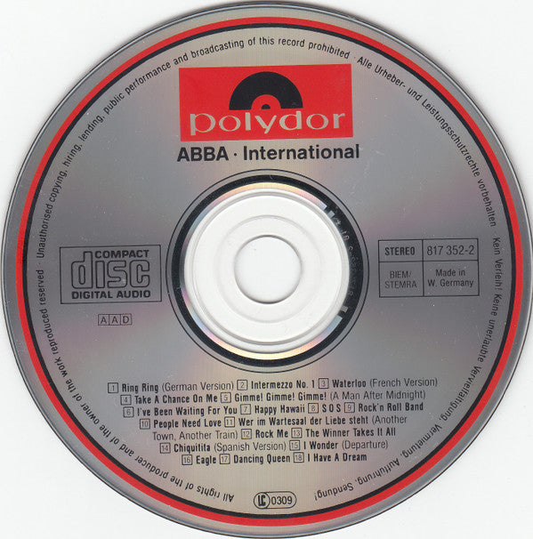 ABBA : International (CD, Comp)