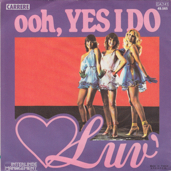 Luv' : Ooh, Yes I Do (7", Single)