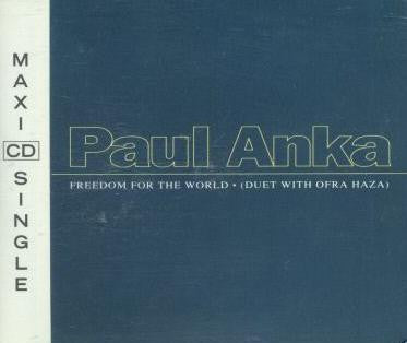 Paul Anka With Ofra Haza : Freedom For The World (CD, Maxi)