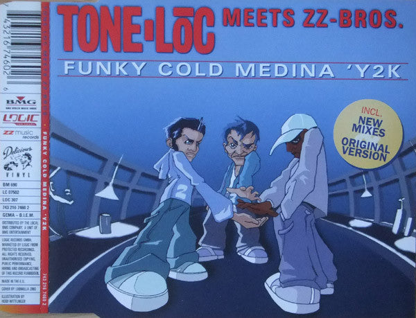 Tone Loc Meets ZZ-Bros. : Funky Cold Medina 'Y2K (CD, Maxi)