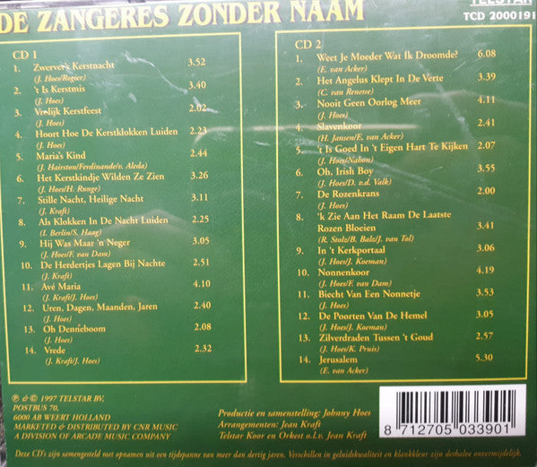 Zangeres Zonder Naam : Kerstfeest Met Mary (2xCD, Comp)