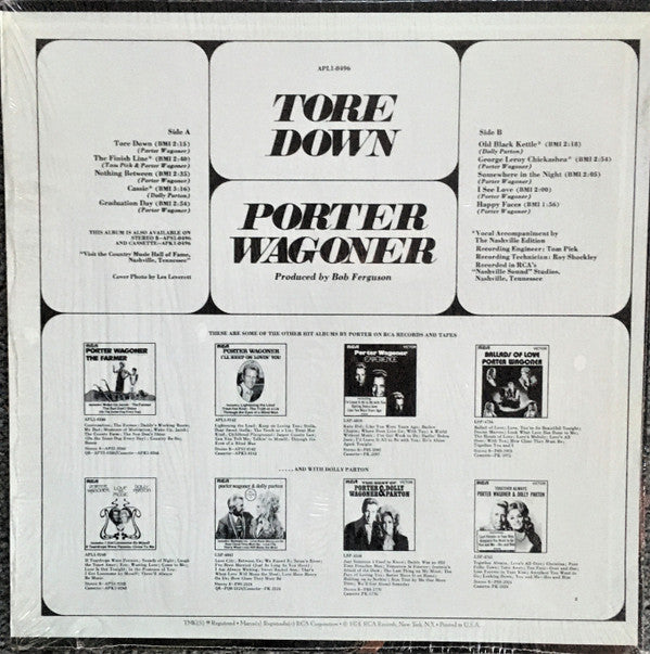 Porter Wagoner : Tore Down (LP, Album, Ind)