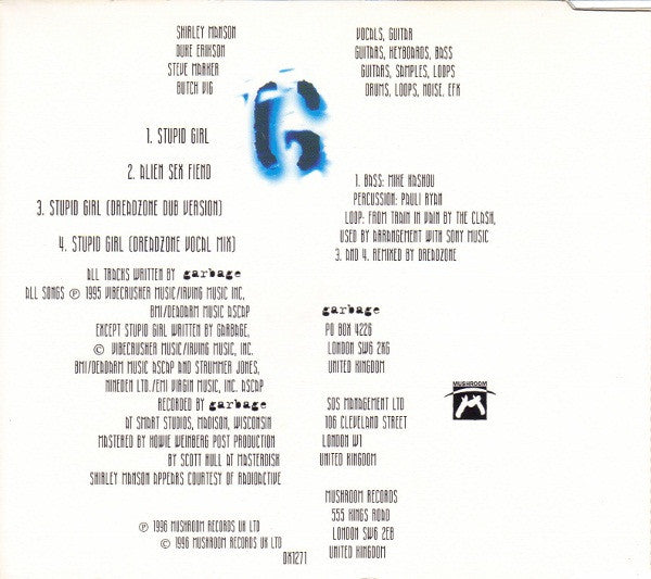 Garbage : Stupid Girl (CD, Single, CD2)