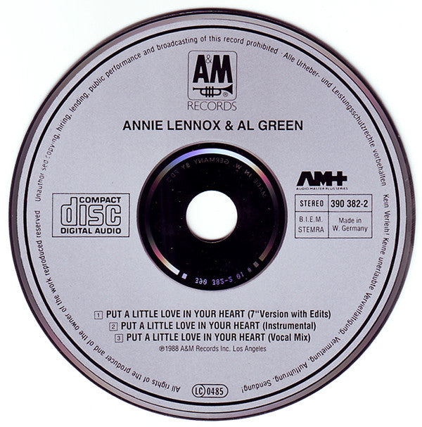 Annie Lennox & Al Green : Put A Little Love In Your Heart (CD, Single)
