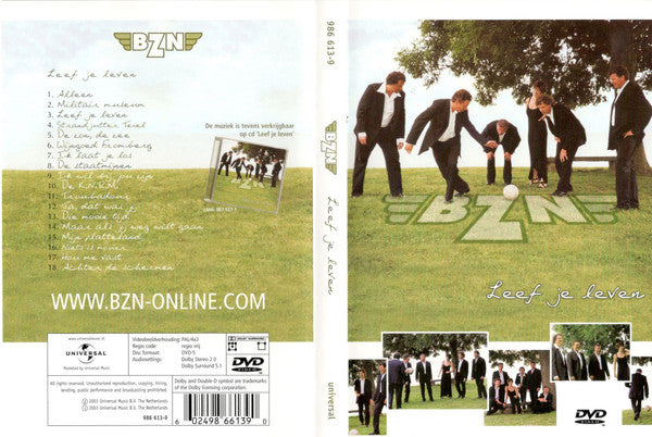 BZN : Leef Je Leven (DVD-V, PAL)