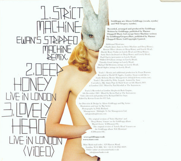 Goldfrapp : Strict Machine (DVD-V, Single, PAL)