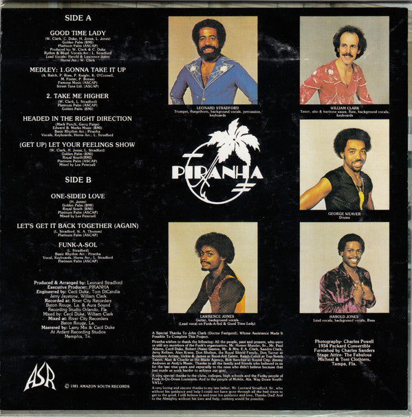 Piranha (3) : Headed In The Right Direction (CD, Album, RE, Pap)