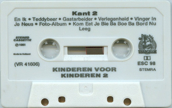 Kinderen voor Kinderen : Kinderen Voor Kinderen 2 (Cass, Album)
