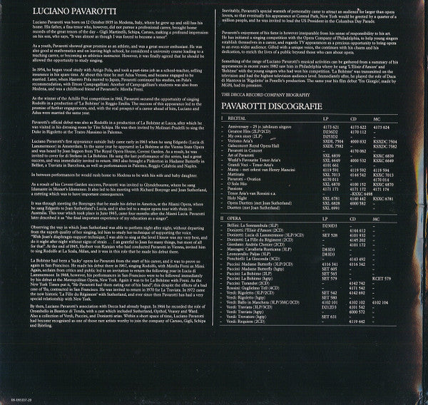 Luciano Pavarotti : The Pavarotti Collection (2xLP, Album, Comp)
