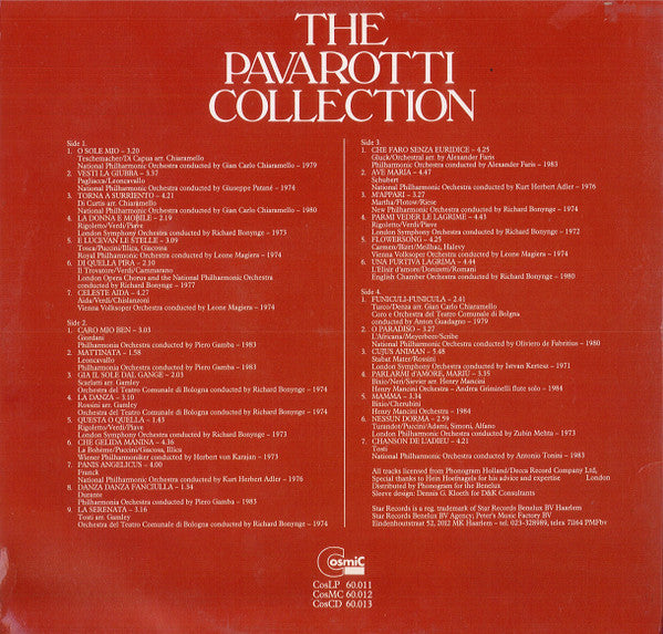 Luciano Pavarotti : The Pavarotti Collection (2xLP, Album, Comp)