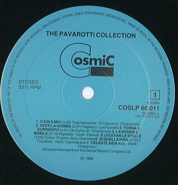 Luciano Pavarotti : The Pavarotti Collection (2xLP, Album, Comp)