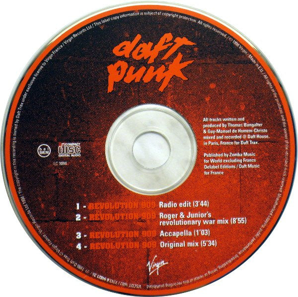 Daft Punk : Revolution 909 (CD, Single)