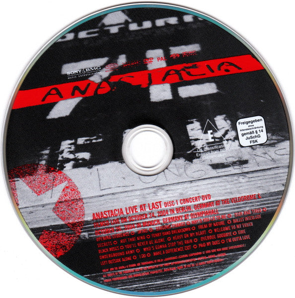 Anastacia : Live At Last (2xDVD-V, Copy Prot., PAL)