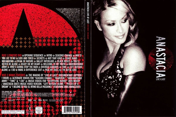 Anastacia : Live At Last (2xDVD-V, Copy Prot., PAL)