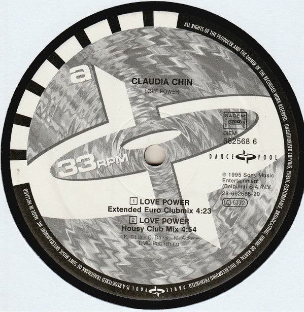 Claudia Chin : Love Power (12")
