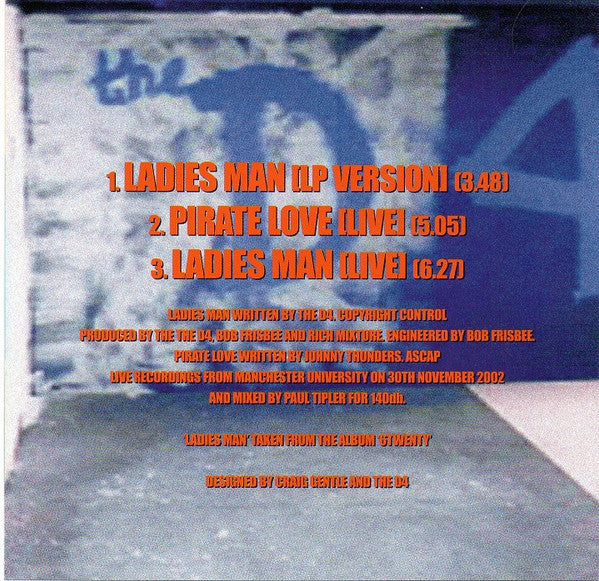 The D4 : Ladies Man (CD, Single, CD2)