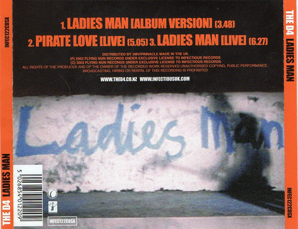 The D4 : Ladies Man (CD, Single, CD2)
