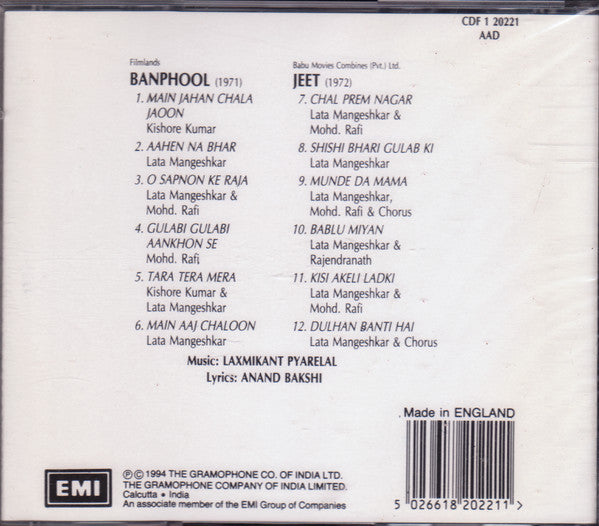 Laxmikant-Pyarelal : Banphool / Jeet (CD, Comp)