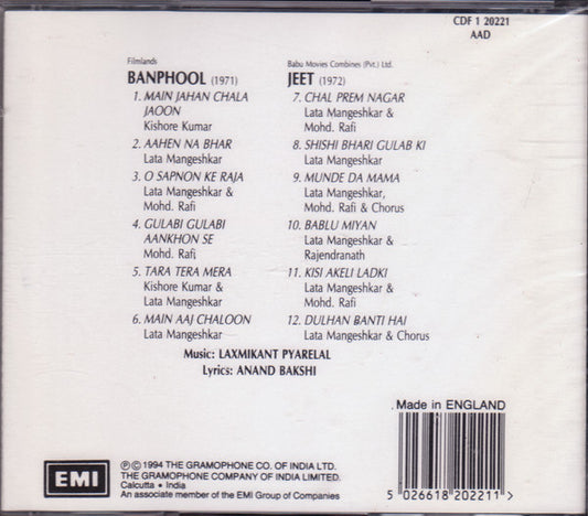 Laxmikant-Pyarelal : Banphool / Jeet (CD, Comp)