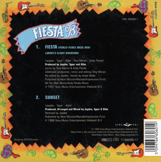 The Sunclub : Fiesta '98 (CD, Single)
