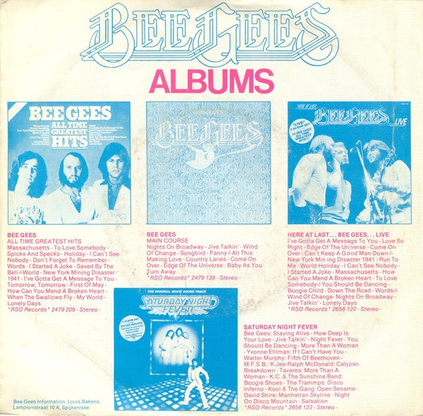Bee Gees : Night Fever (7", Single)