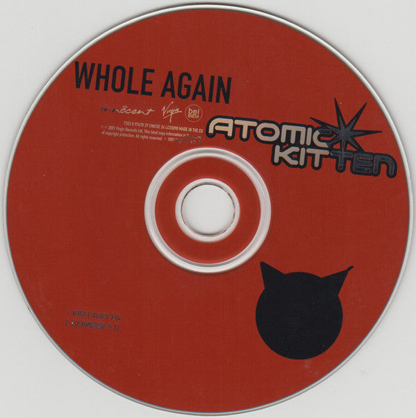 Atomic Kitten : Whole Again (CD, Single)