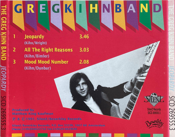 Greg Kihn Band : Jeopardy (CD, Single)