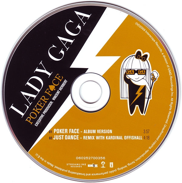 Lady Gaga : Poker Face (CD, Single)