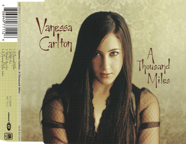Vanessa Carlton : A Thousand Miles (CD, Maxi, Enh)
