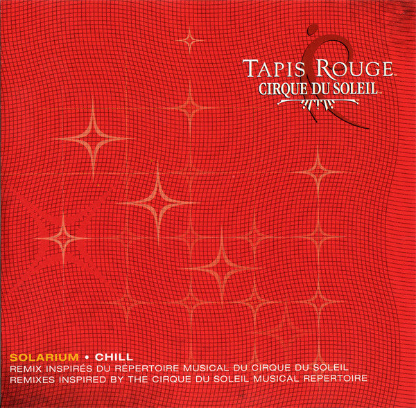 Cirque Du Soleil : Tapis Rouge: Solarium Chill (CD, Album)