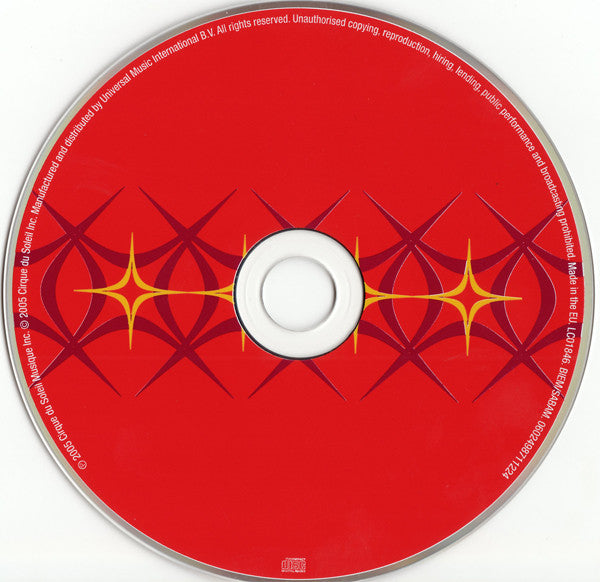 Cirque Du Soleil : Tapis Rouge: Solarium Chill (CD, Album)