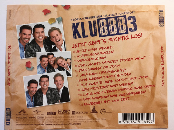 Klubbb3 : Jetzt Geht's Richtig Los! (CD, Album)