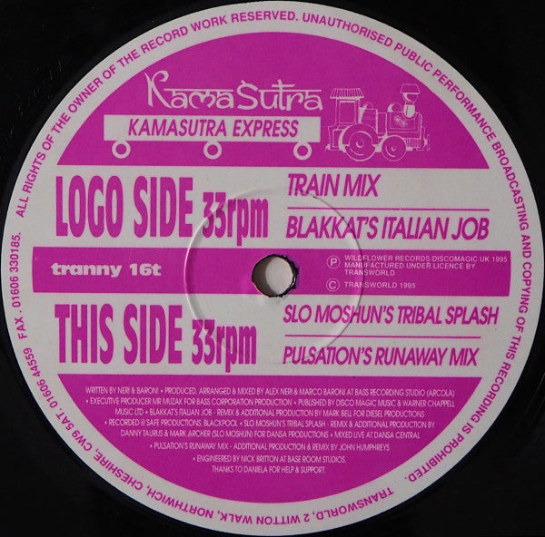 Kama Sutra* : Kamasutra Express (12")