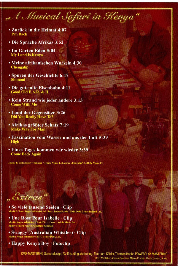 Roger Whittaker : Einfach Leben (Dankeschön Für All Die Jahre) (DVD, Comp, Copy Prot., PAL)