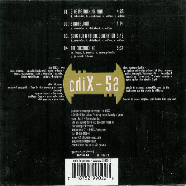 Chix-52 : Chix-52 (CD, Single)