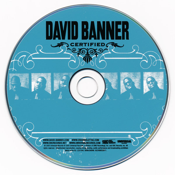 David Banner : Certified (CD, Album)