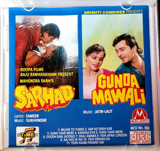 Sukhwinder Singh / Jatin Lalit : Sarhad / Gunda Mawali (CD, Comp)