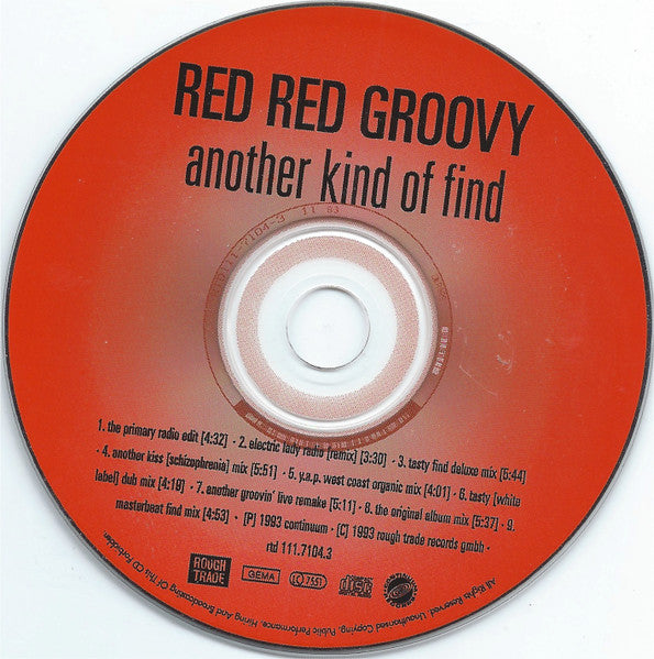 Red Red Groovy : Another Kind Of Find (CD, Maxi)