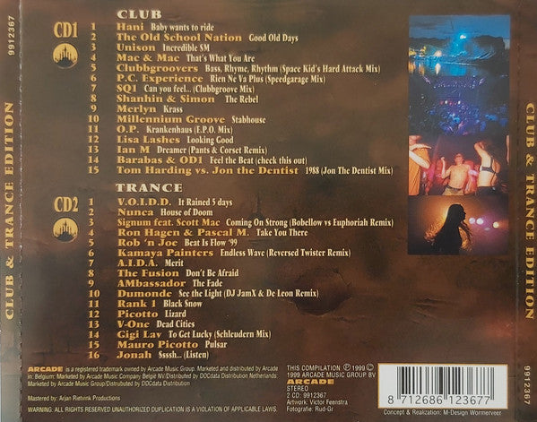Various : Mystery Land - The European Dance Festival - Club & Trance Edition (2xCD, Comp)