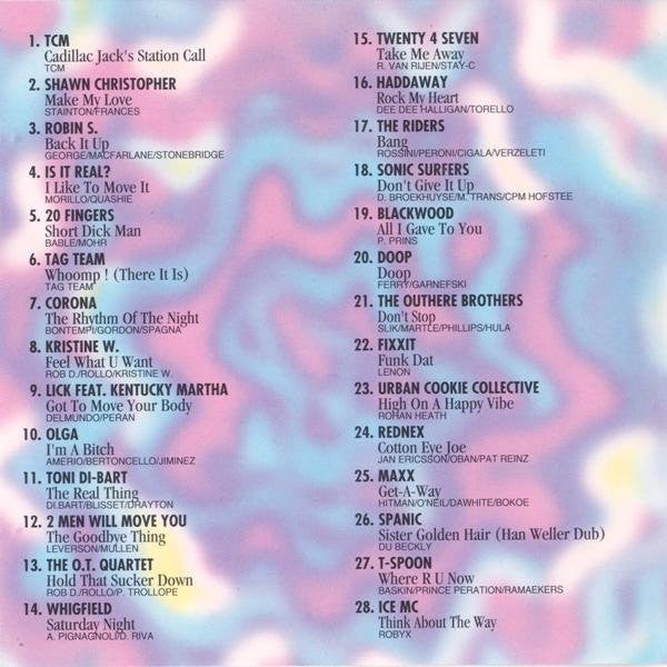 Various : Turn Up The Bass • Megamix 1994 (CD, Mixed)