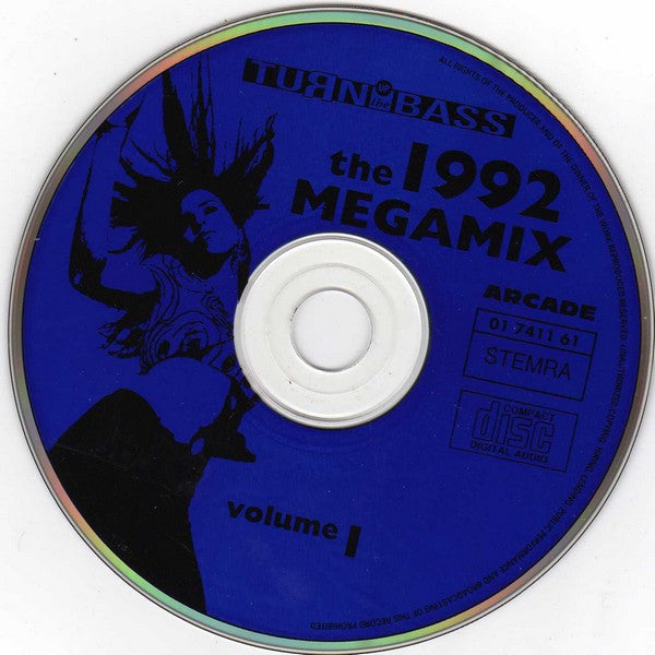 Various : Turn Up The Bass - The 1992 Megamix Volume 1 (CD, Mixed)