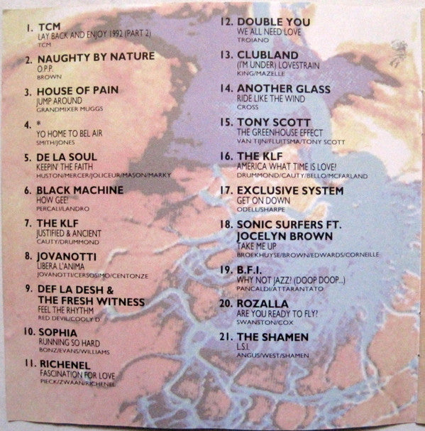 Various : Turn Up The Bass - The 1992 Megamix Volume 1 (CD, Mixed)