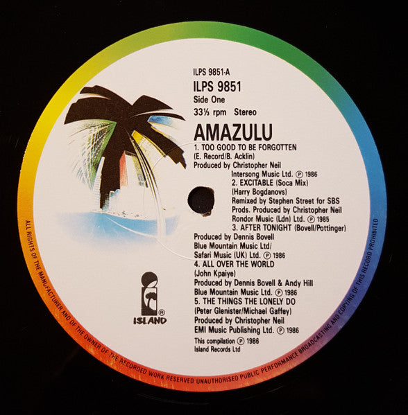 Amazulu : Amazulu (LP, Album)