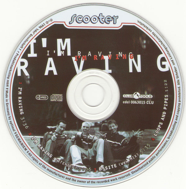 Scooter : I'm Raving (CD, Maxi)