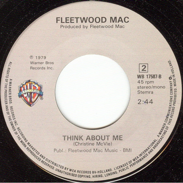 Fleetwood Mac : Not That Funny (7", Single)
