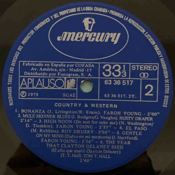 Various : Country & Western (LP, Comp)