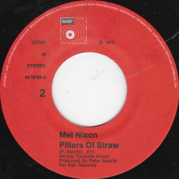 Mel Nixon : Ev'ry Little Beat Of Your Heart / Pillars Of Straw (7", Single)